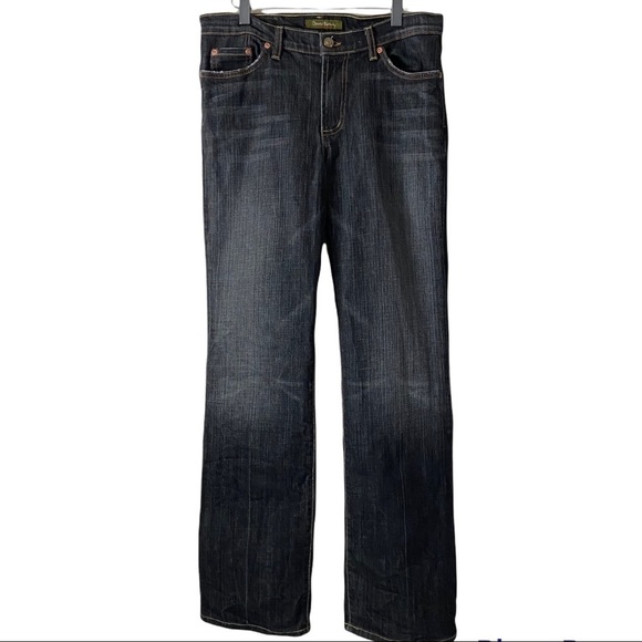 David Kahn Boot Cut Jeans Wear Women’s Black With a Faded Design. Size 10 - Picture 1 of 7